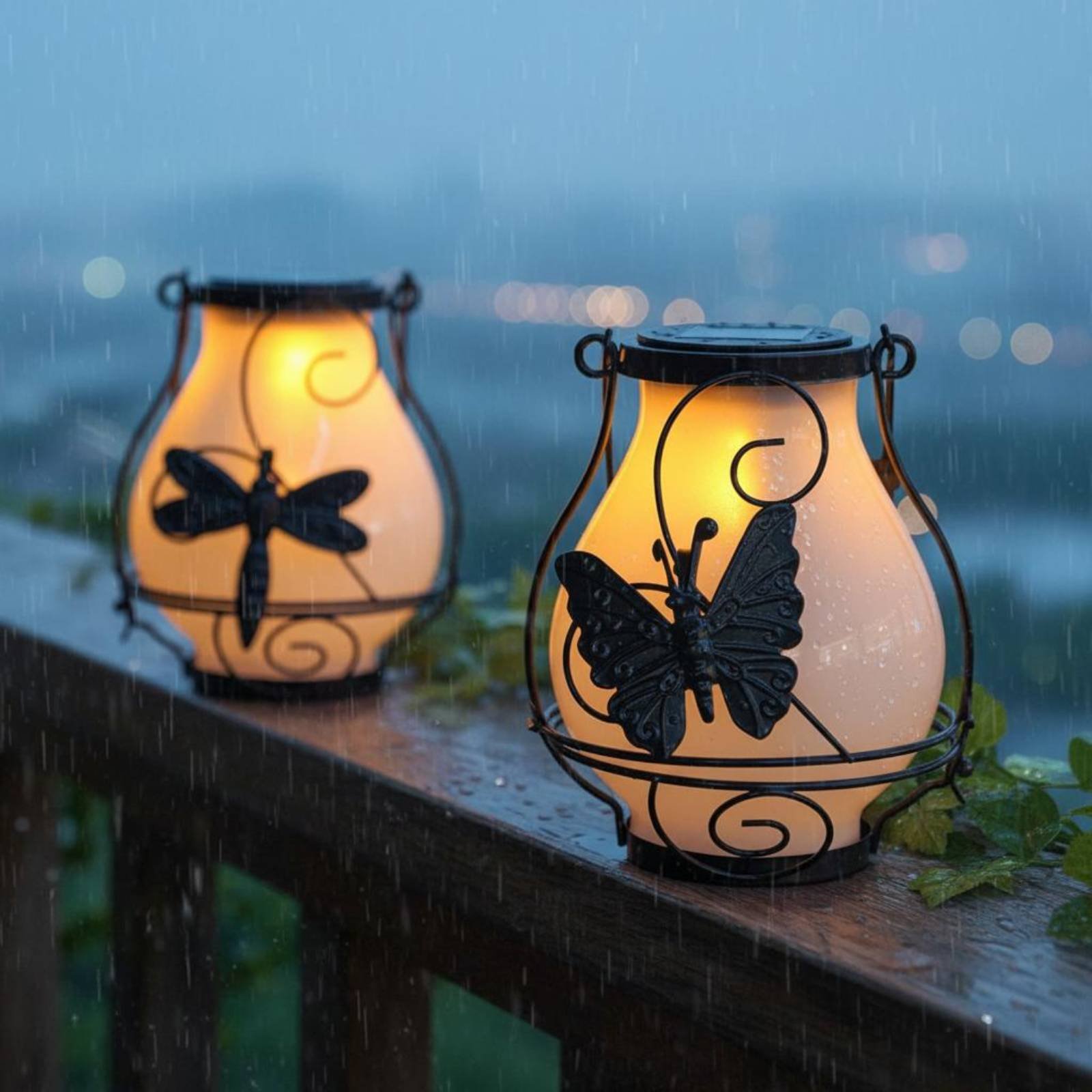 Solar Butterfly Lantern Waterp – Outdoor Lighting For Patio Bewertung und Preis