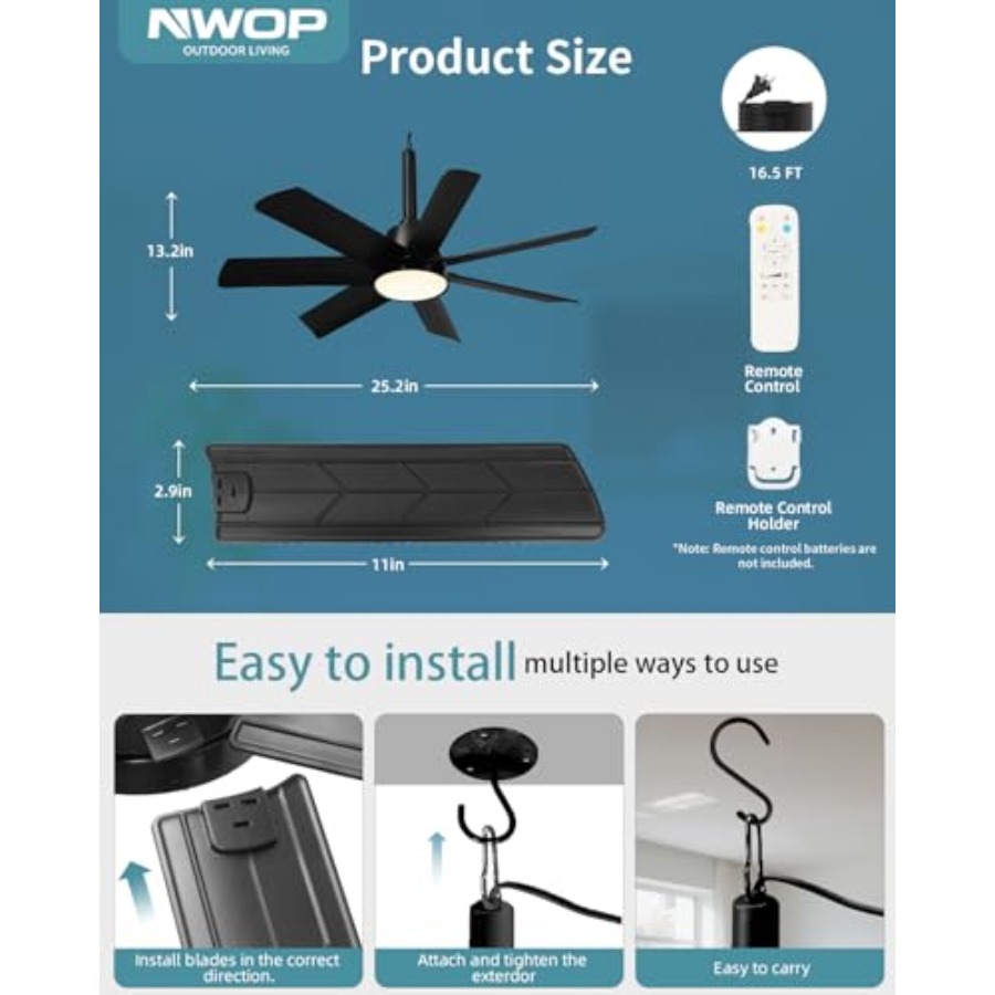 28 Inch Plug-In Outdoor Ceilin – Outdoor Lighting For Gazebo Bewertung und Preis