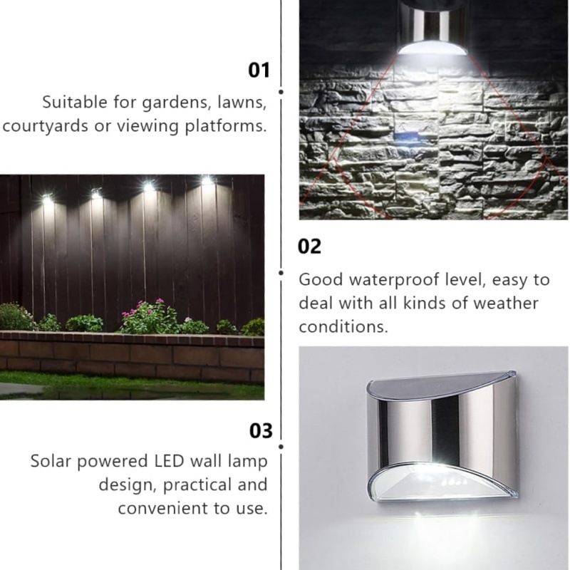 2Pcs Solar Garden Light Stainl – Outdoor Lighting Experts Bewertung und Preis