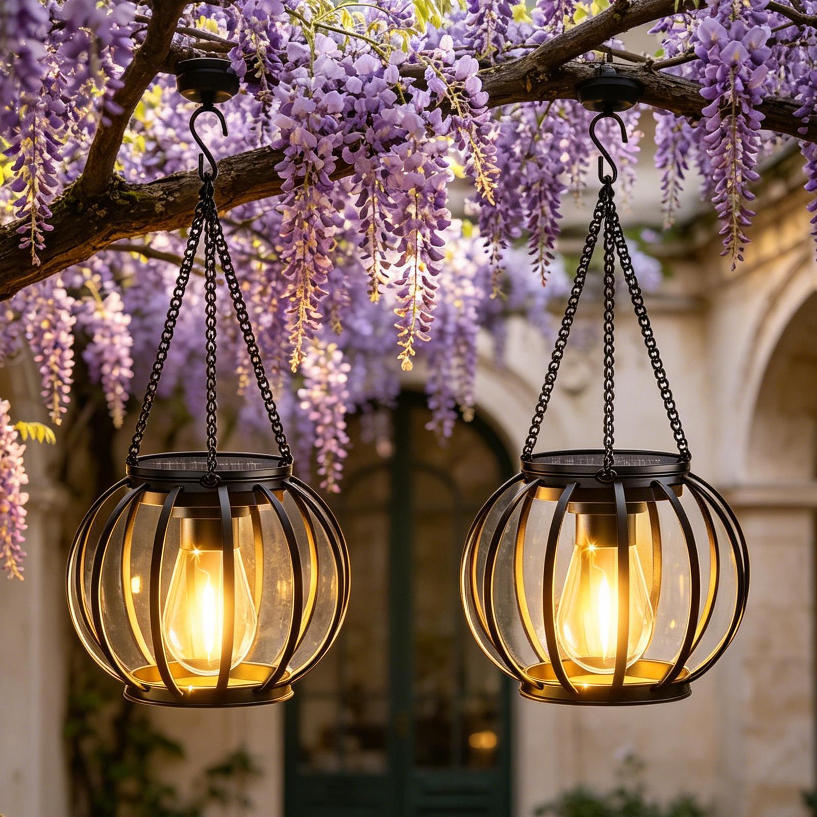 Solar Lanterns Outdoor 2 Piece – Outdoor Lighting Hooks Bewertung und Preis