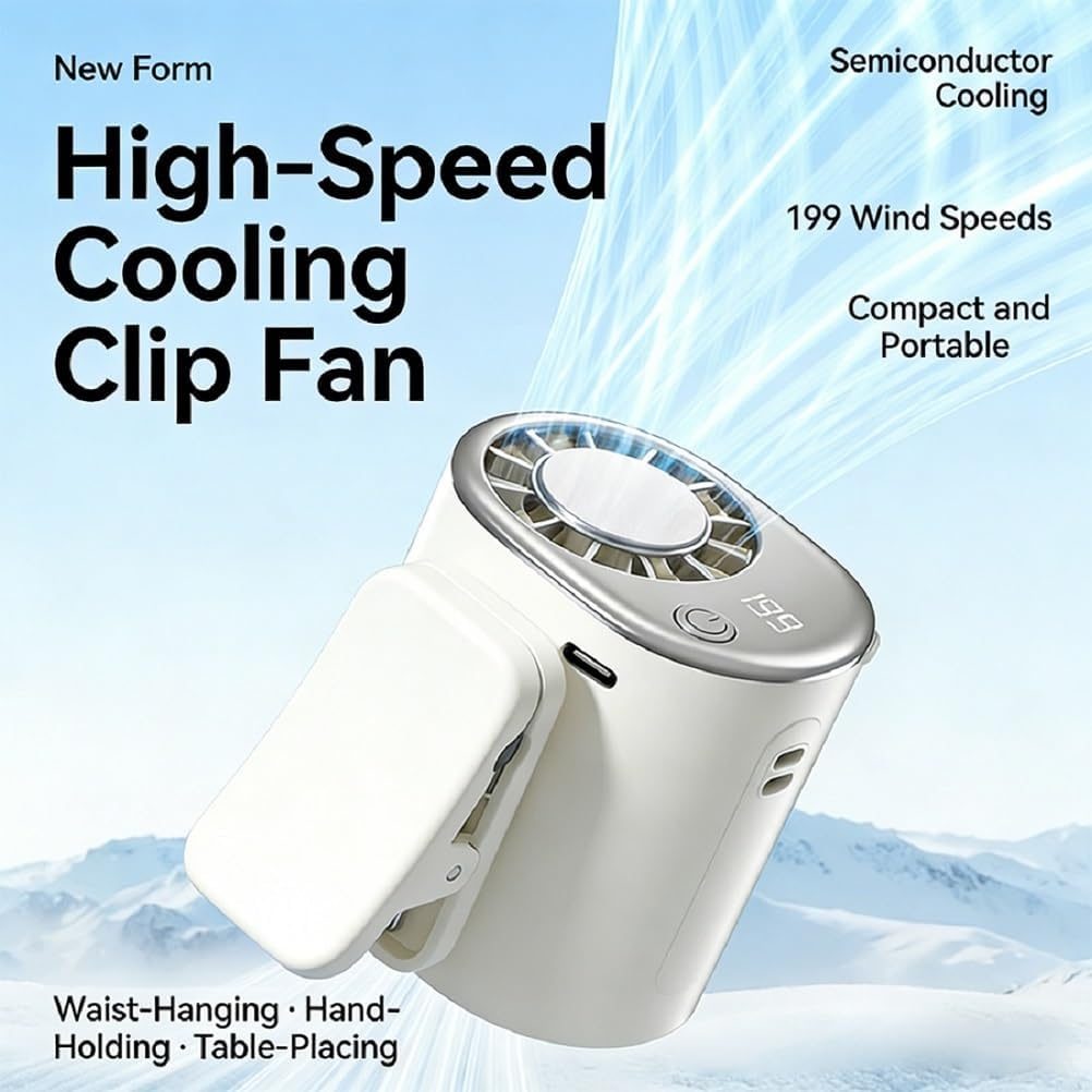 Portable Clip Fan USB Recharge – Umbrella Led Clip Bewertung und Preis