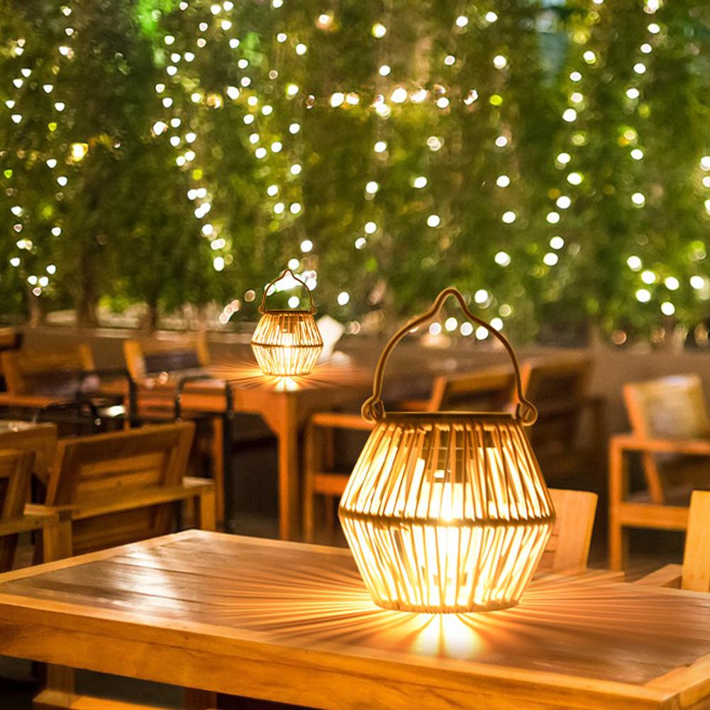 IP65 Waterproof Solar Rattan L – Hanging Outdoor Lighting Bewertung und Preis