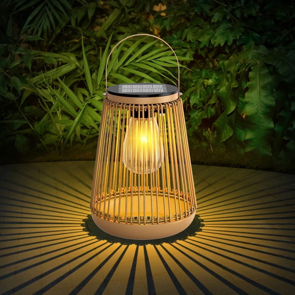 IP65 Waterproof Solar Rattan L – Hanging Outdoor Lighting Bewertung und Preis
