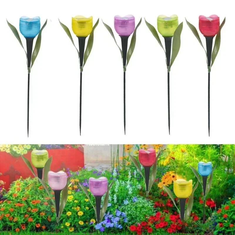 1Pcs Garden Tulip Flower Shape – Outdoor Lighting For Gazebo Bewertung und Preis