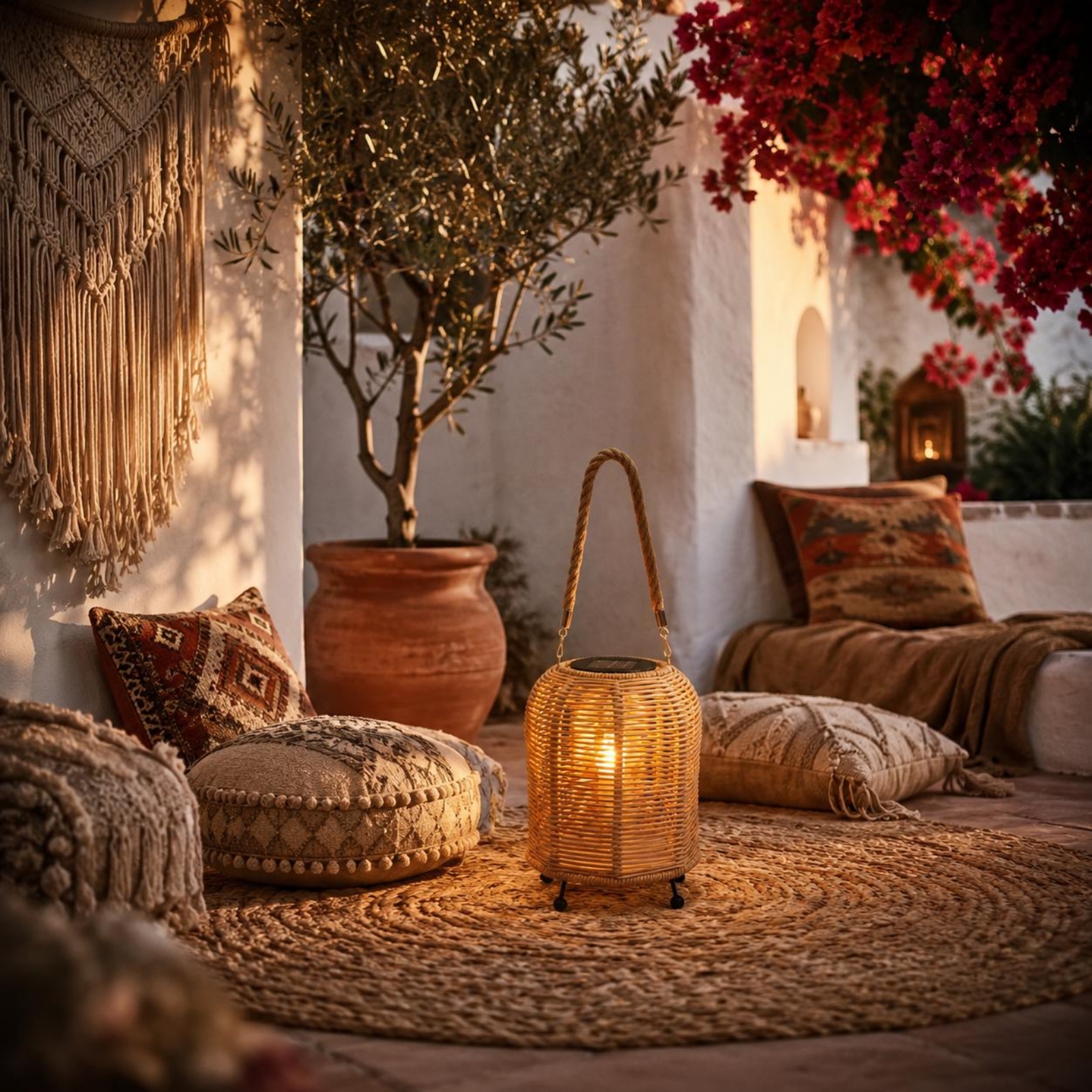 Handwoven Solar Lantern Warm L – Hanging Outdoor Lighting Bewertung und Preis