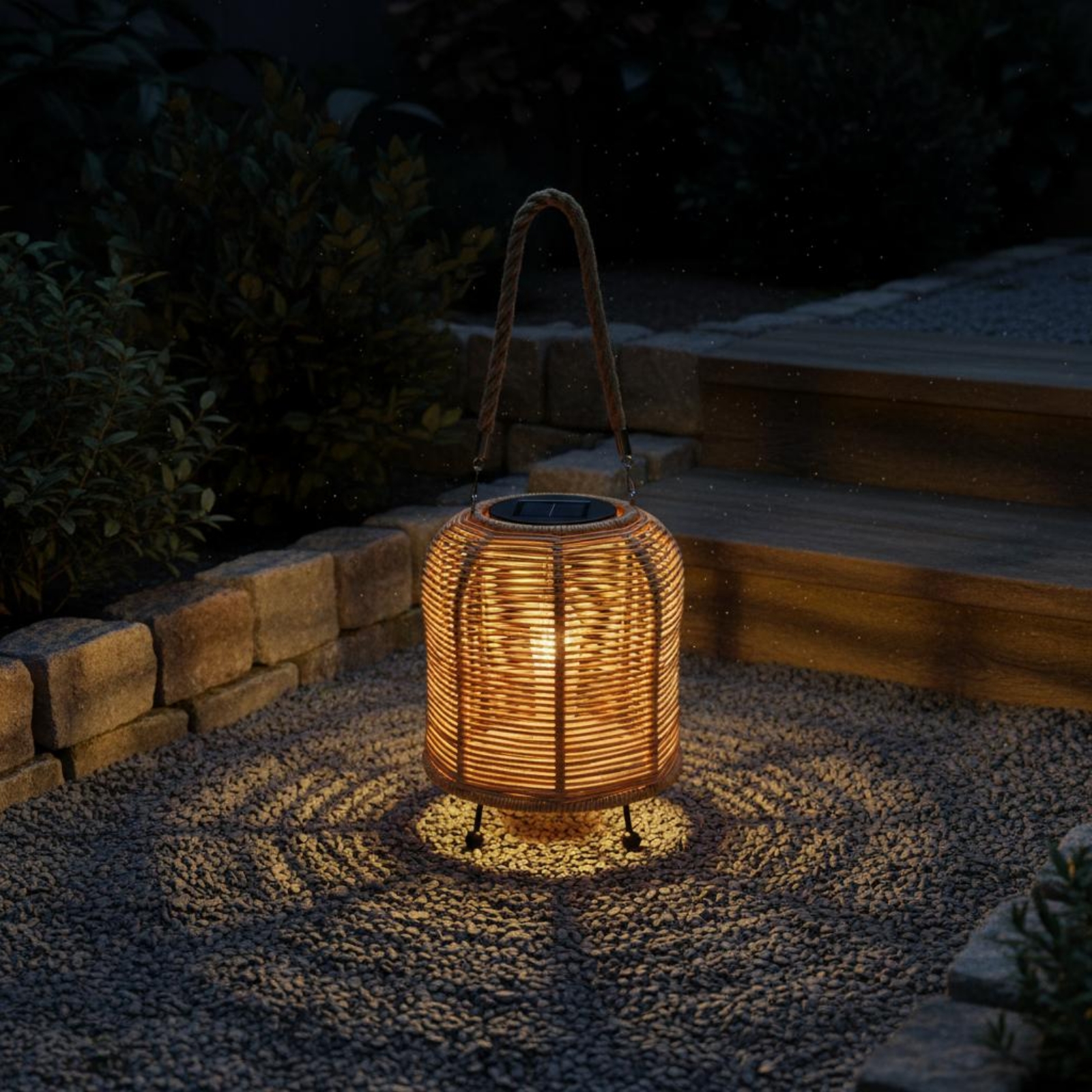 Handwoven Solar Lantern Warm L – Hanging Outdoor Lighting Bewertung und Preis