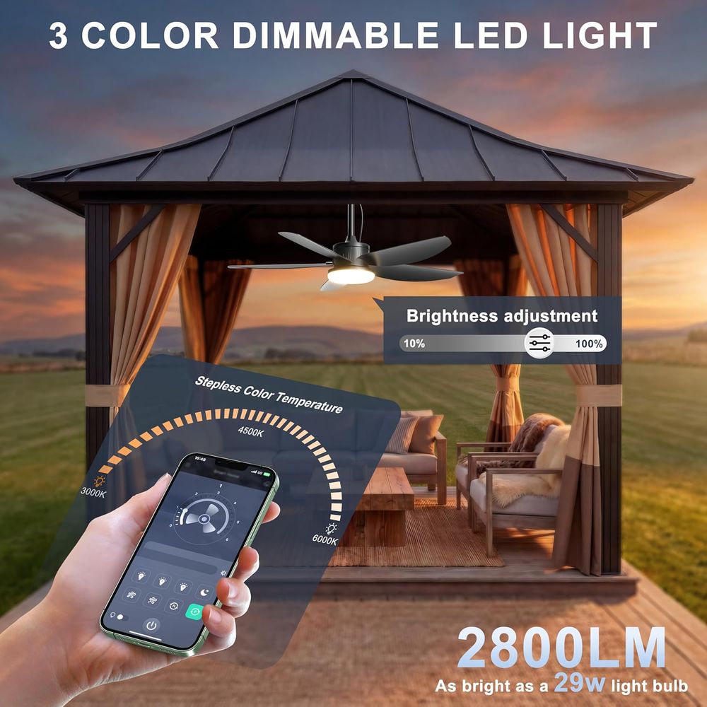 42 Inch Plug-in Gazebo Ceiling – Outdoor Lighting For Gazebo Bewertung und Preis