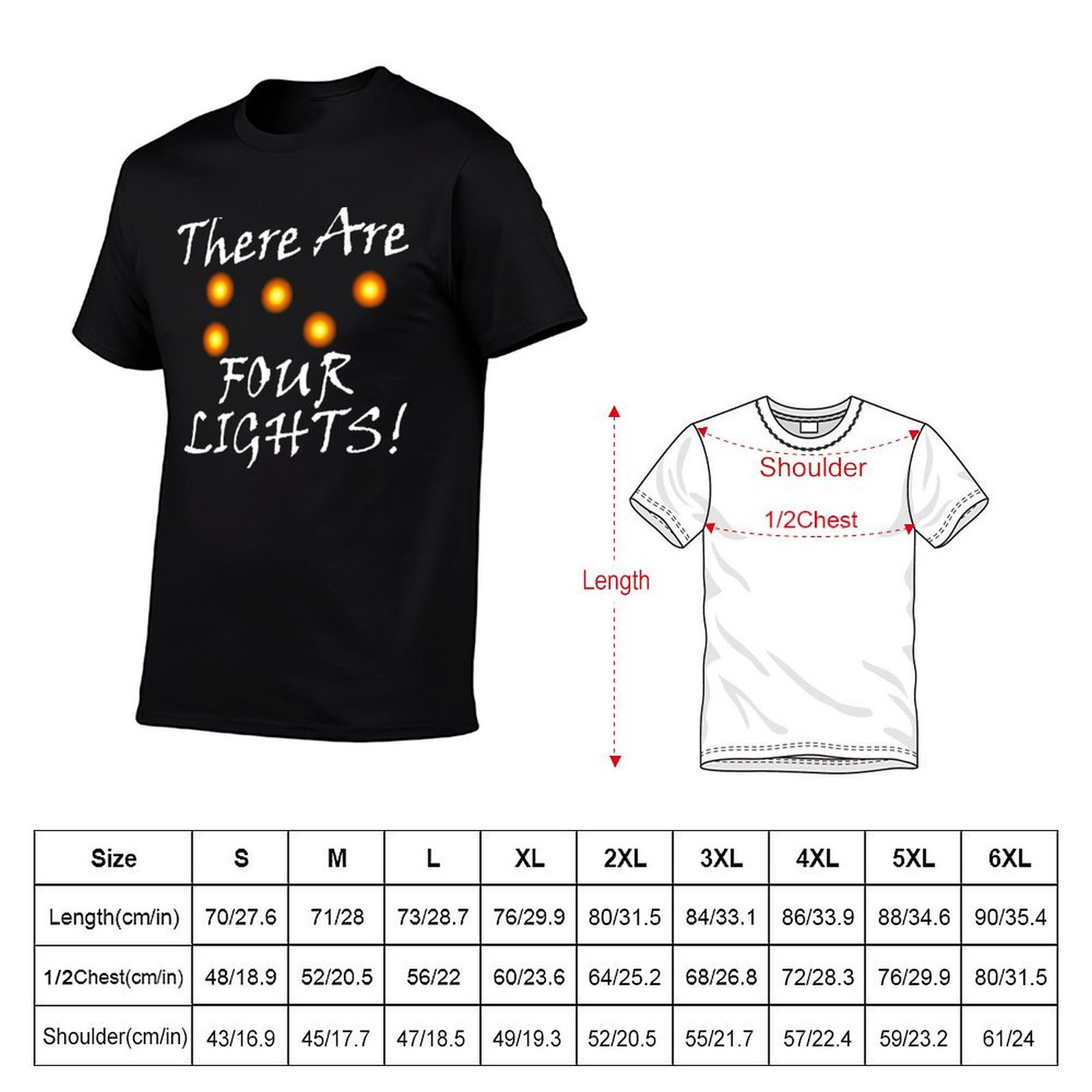Lights! Four Are There T-Shirt – Outdoor Lighting Not Working Bewertung und Preis
