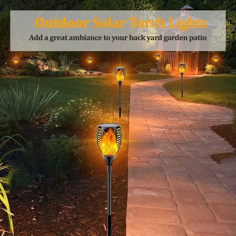 96 LED Outdoor Solar Torch Lig – Fire Torch Solar Bewertung und Preis