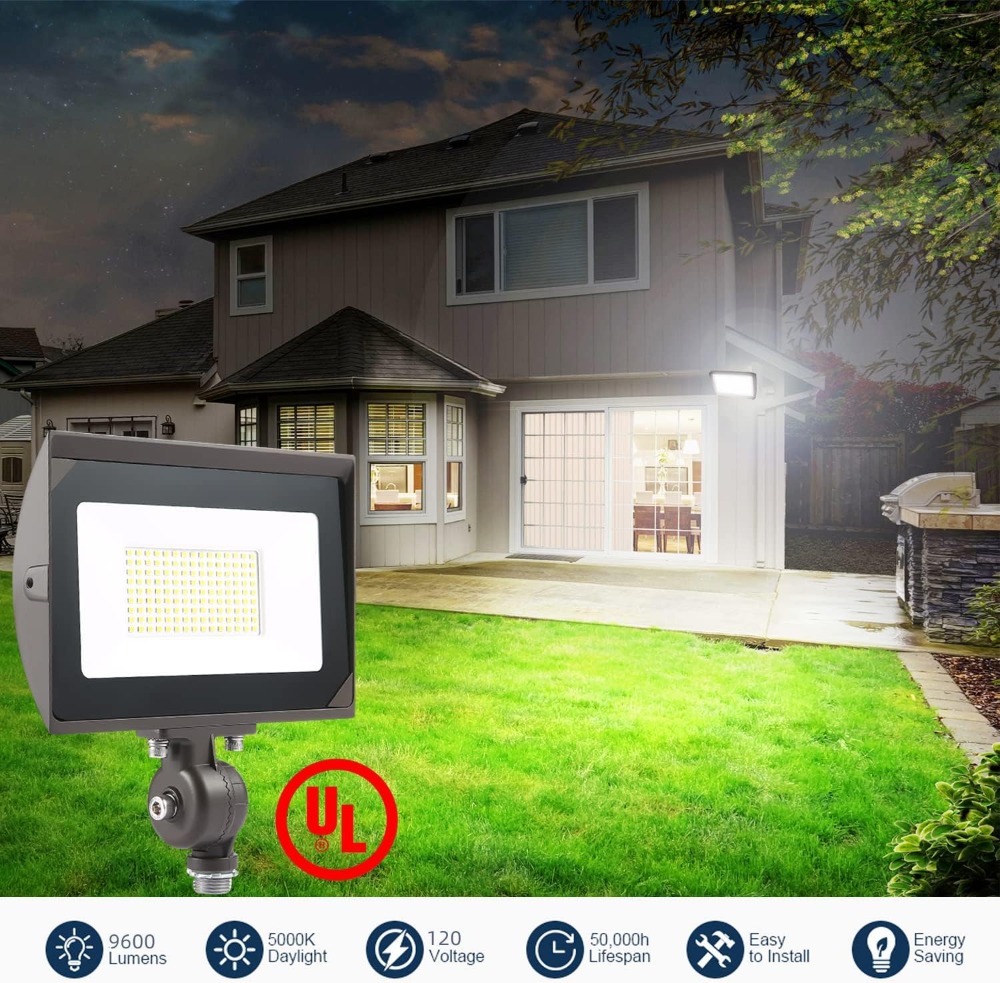80W Outdoor LED Flood Light, 9 – Outdoor Lighting Led Bewertung und Preis