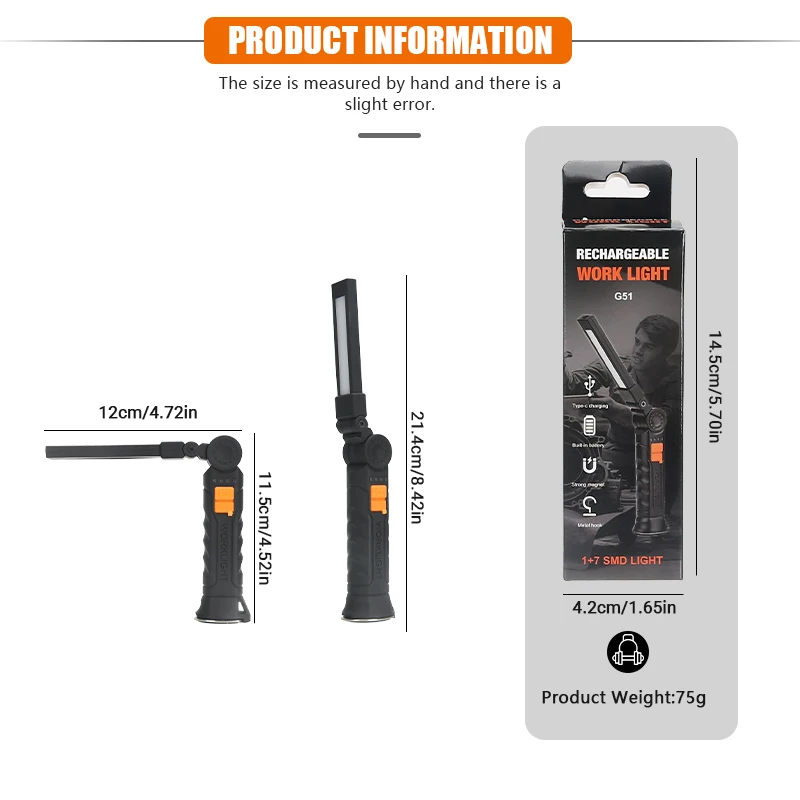 Portable COB LED Flashlight Re – Hanging Outdoor Lighting Bewertung und Preis