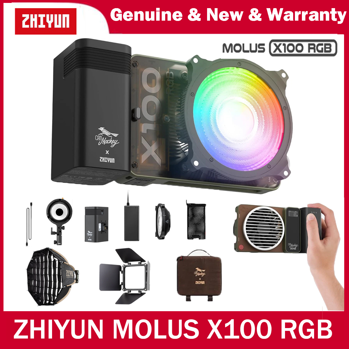 ZHIYUN MOLUS X100 RGB LED Ligh – Outdoor Lighting Video Shooting Bewertung und Preis