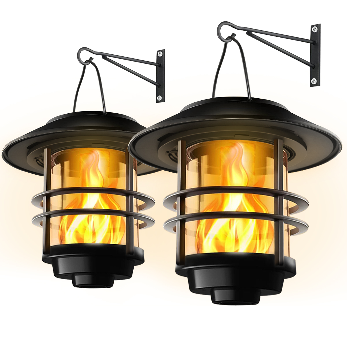 1pcs Solar Hanging Lantern Out – Fire Torch Solar Bewertung und Preis