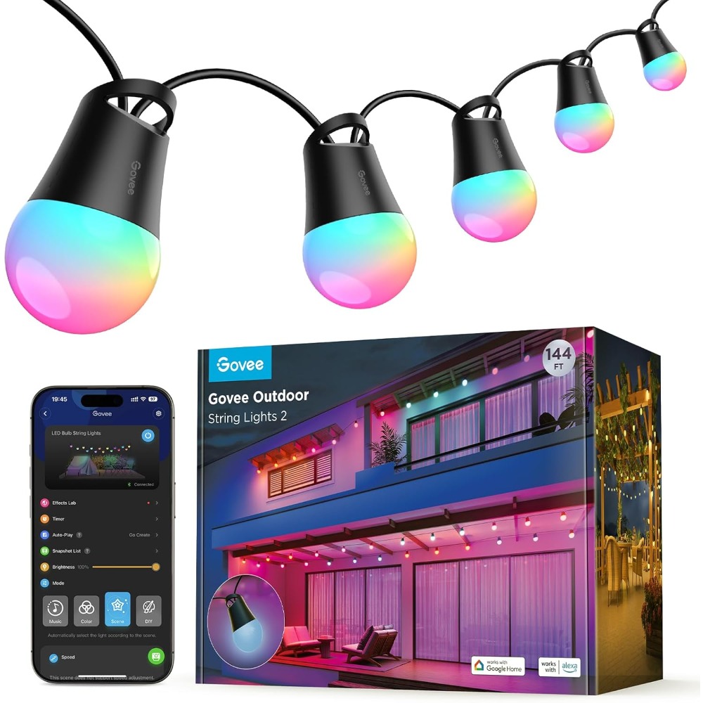 Govee Smart Outdoor String Lig – Outdoor Lighting Govee Bewertung und Preis
