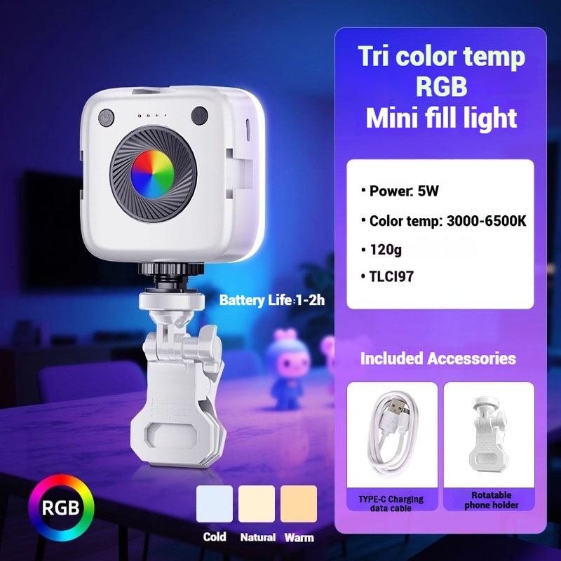 Mini RGB LED Video Fill Light  – Outdoor Lighting Video Shooting Bewertung und Preis