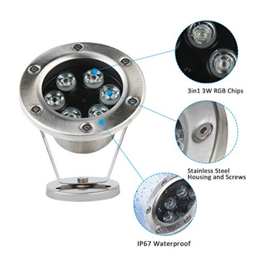 LED Pond Light 2 Pack for outd – Outdoor Lighting Controller Bewertung und Preis