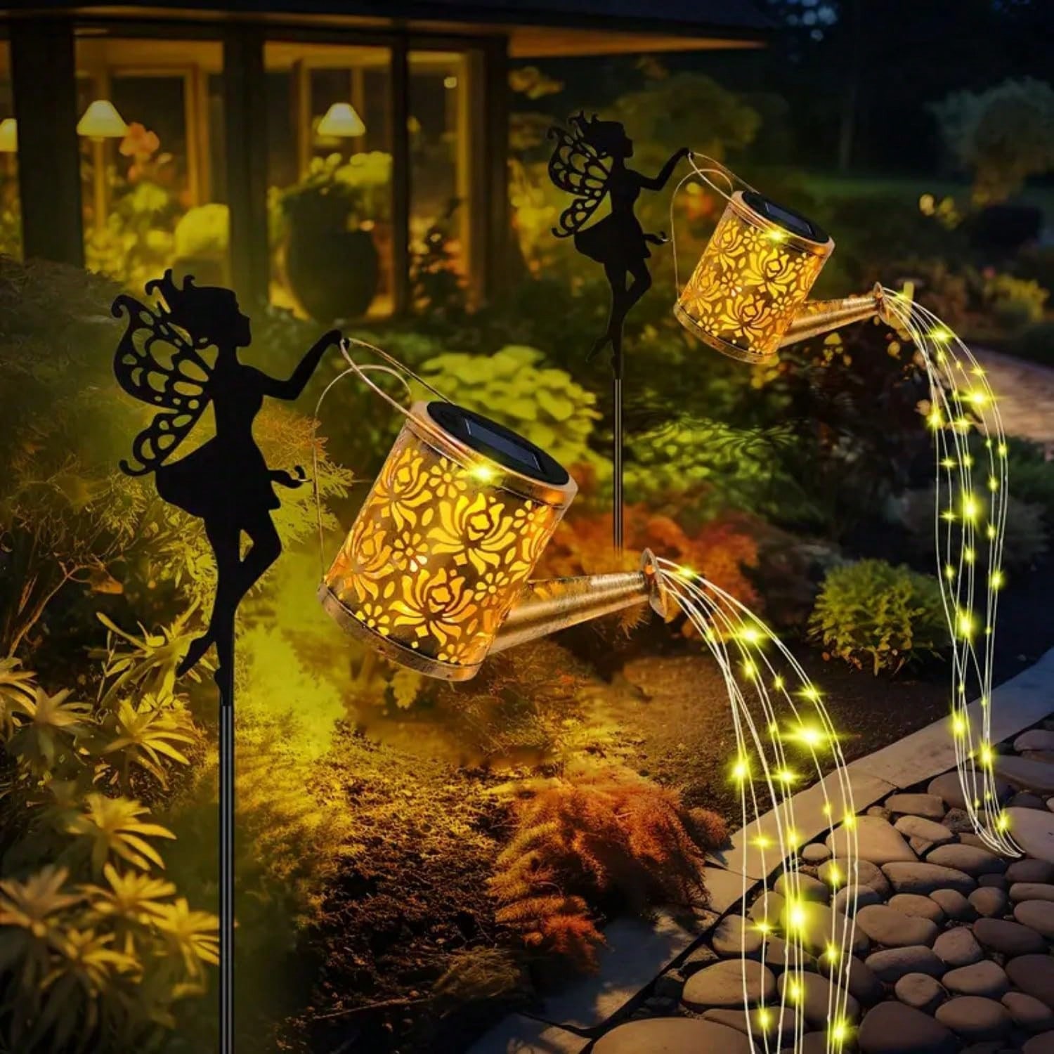 1 PC Solar Outdoor Fairy Water – Outdoor Lighting Ip65 Bewertung und Preis