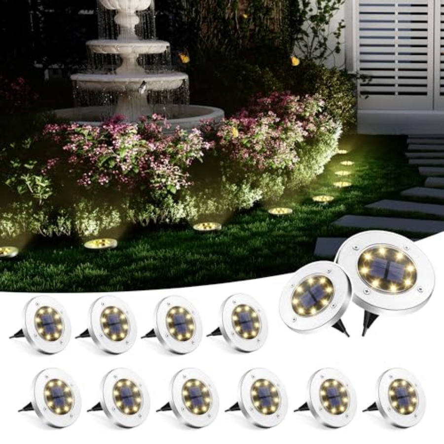 Solar Ground Lights Solar Ligh – Outdoor Lighting For Patio Bewertung und Preis