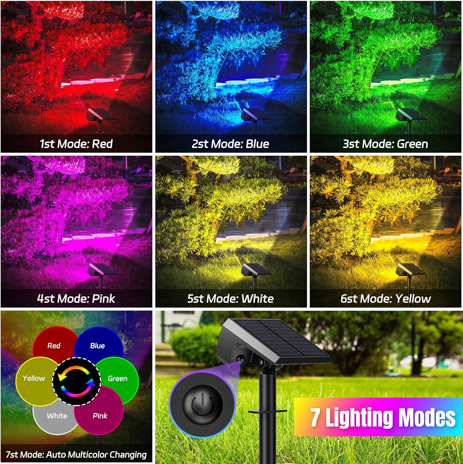 10-Pack Solar Spot Lights, 28  – Outdoor Lighting Led Bewertung und Preis